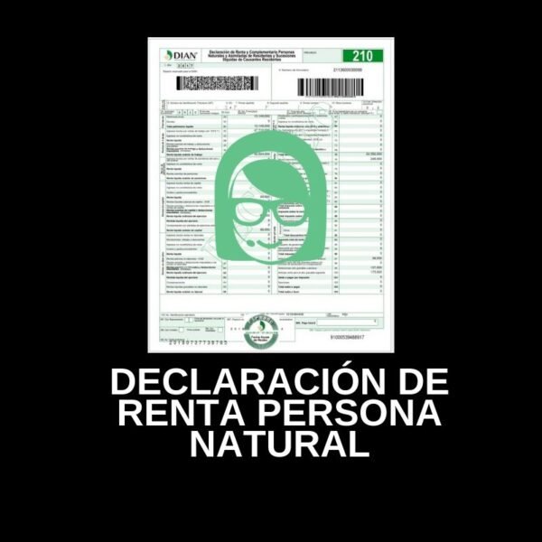 I DECLARACIÓN DE RENTA PERSONA NATURAL I