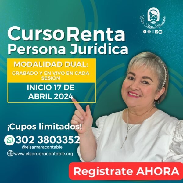 Curso Renta Persona Jurídica - Año Gravable 2023
